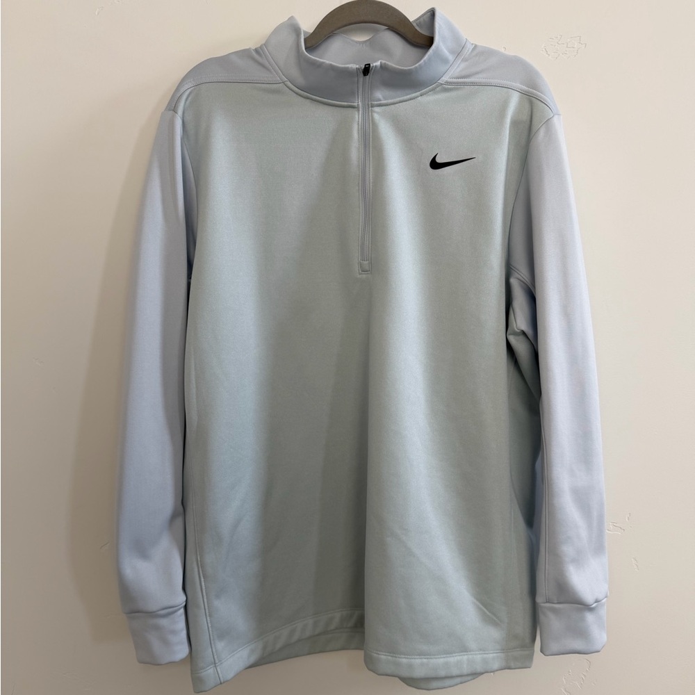 Nike Men Therma Performance Golf Pullover Top 1/2 Zip Mock Neck Size XL